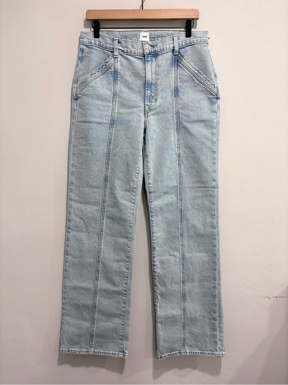 Edwin Marli Straight Leg Front Center Seam Jeans